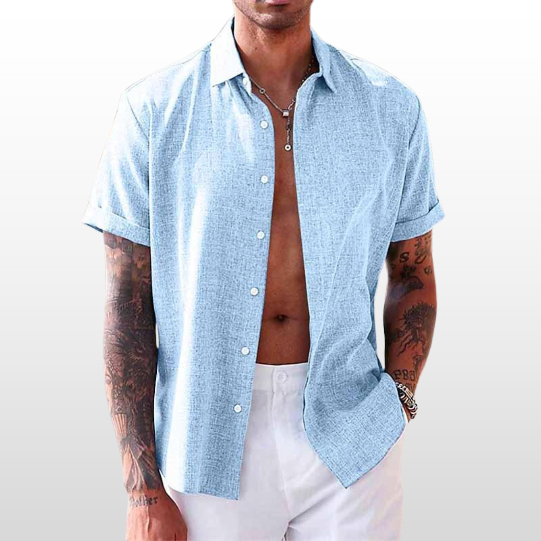 James – Casual Linen Button Shirt