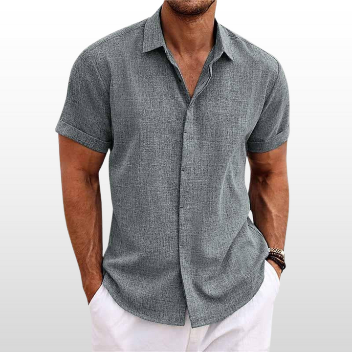 James – Casual Linen Button Shirt