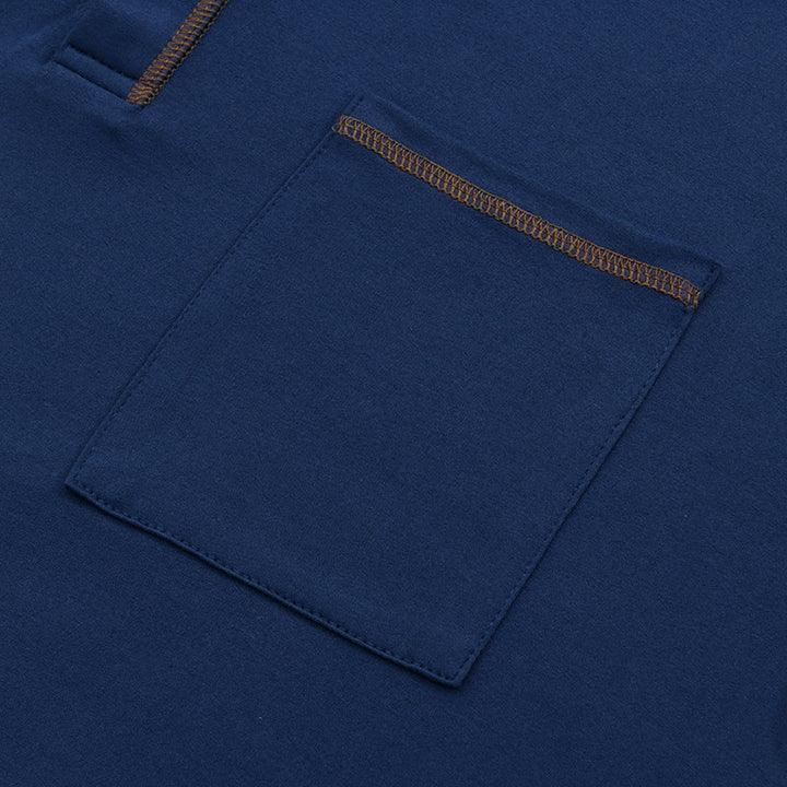 Ethan – Colorblock Henley Tee