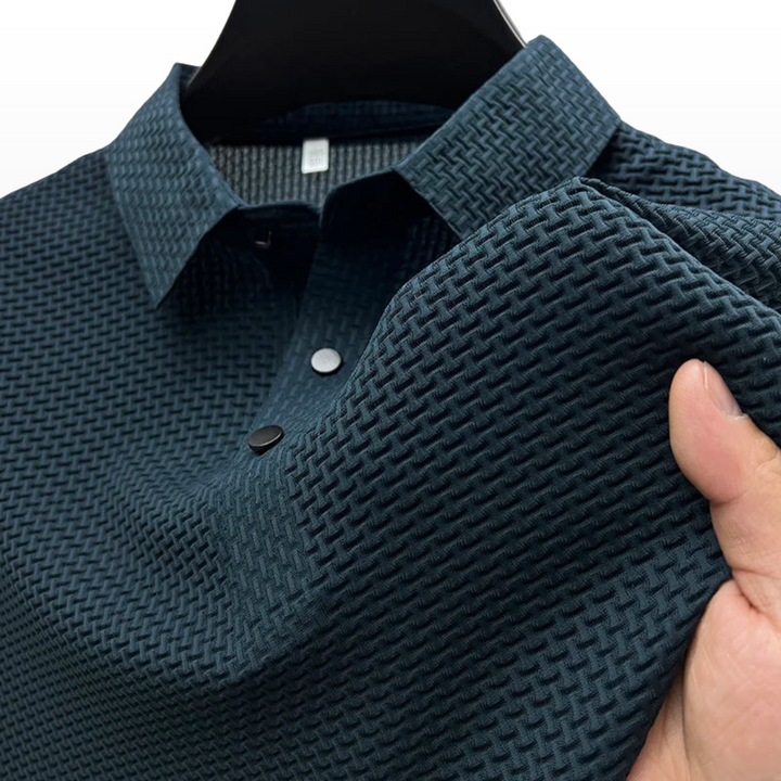 Liam – Textured Knit Polo