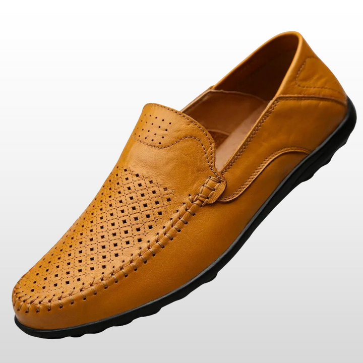 James – Breathable Leather Loafers