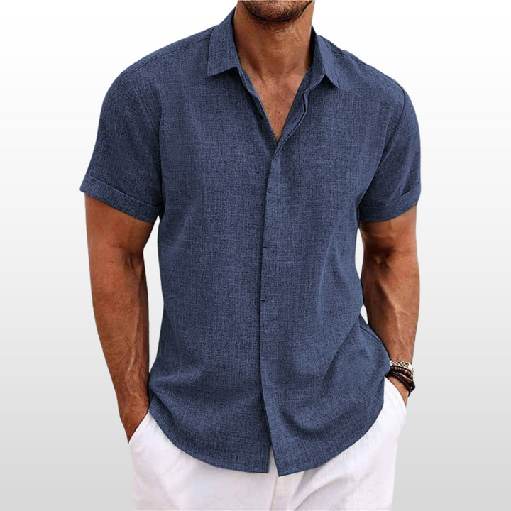 James – Casual Linen Button Shirt