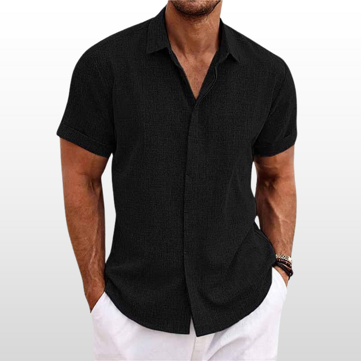 James – Casual Linen Button Shirt