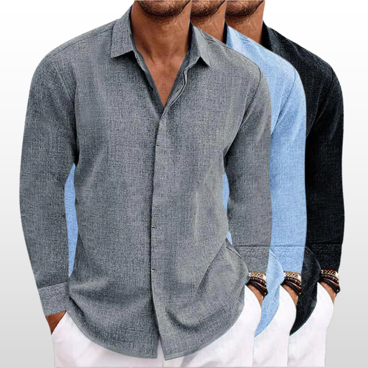 Ethan – Premium Linen Shirt