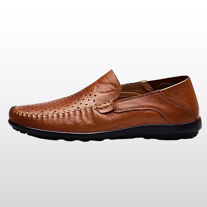 James – Breathable Leather Loafers