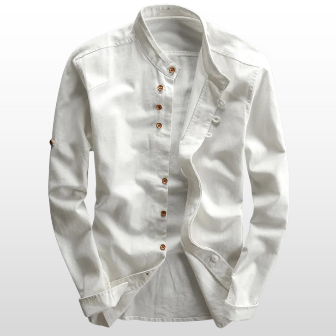 Gavin – Stand Collar Slim Shirt