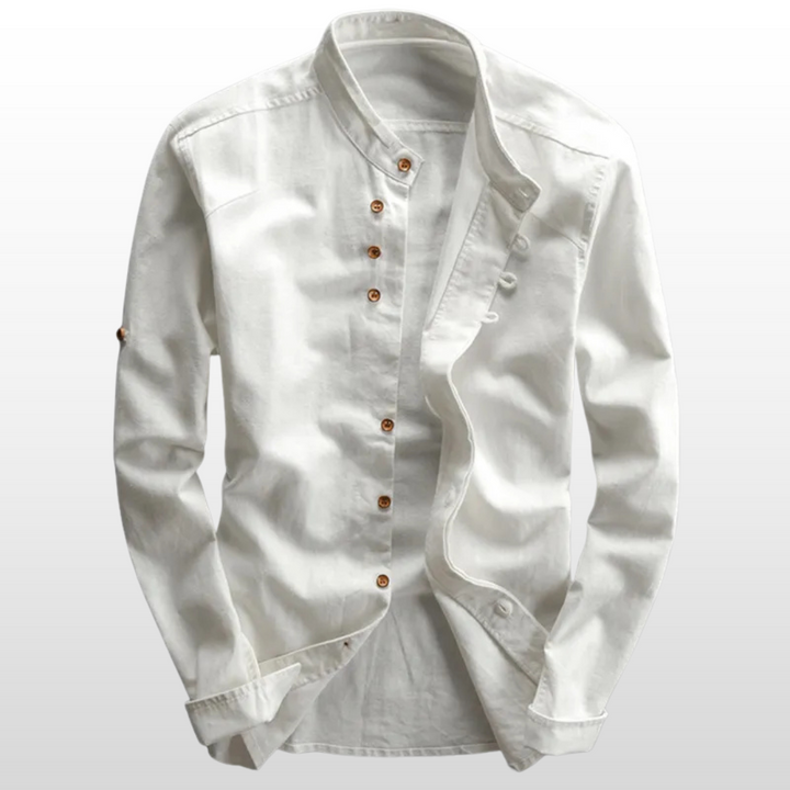 Gavin – Stand Collar Slim Shirt