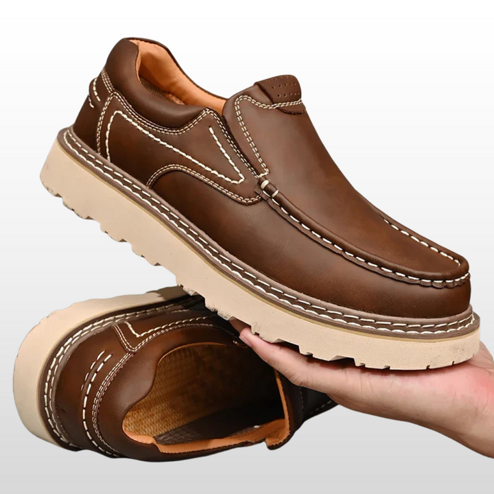 Grant – Orthopedic Leather Loafers