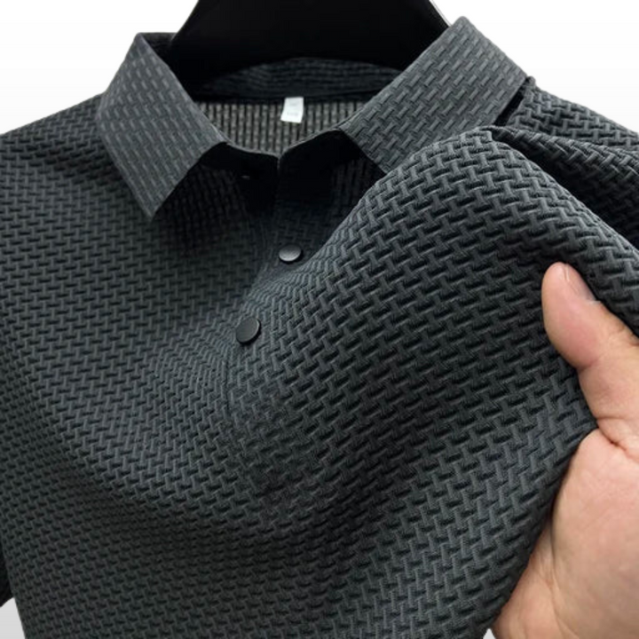 Liam – Textured Knit Polo