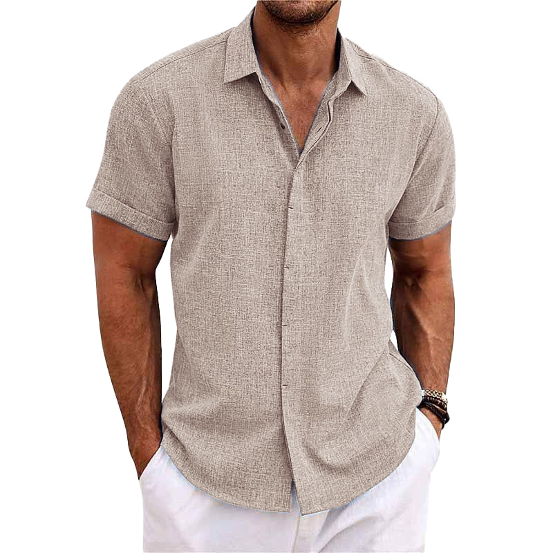 James – Casual Linen Button Shirt