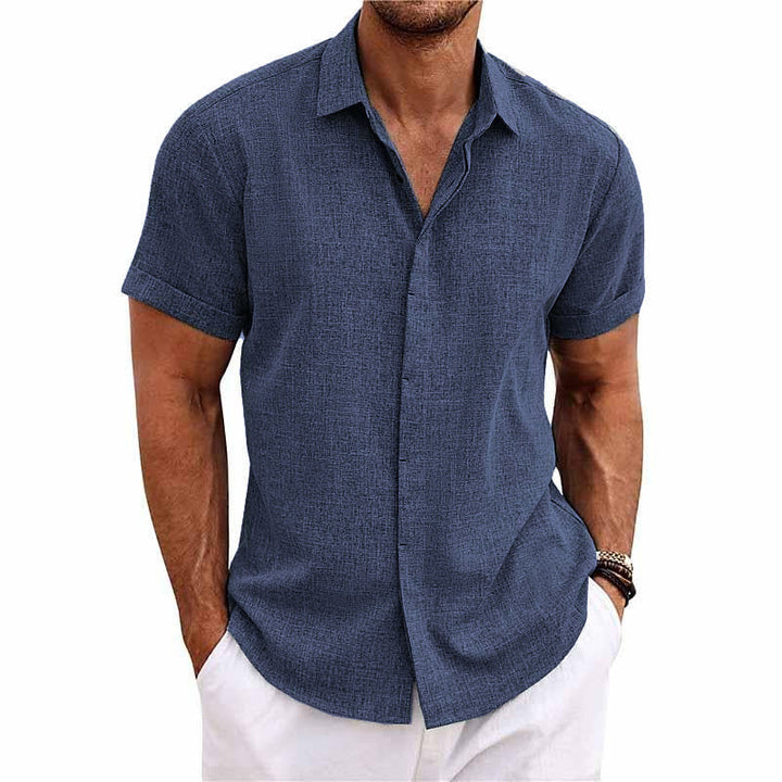 James – Casual Linen Button Shirt