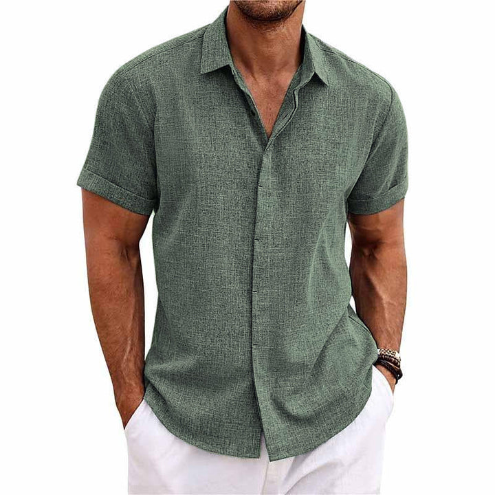 James – Casual Linen Button Shirt
