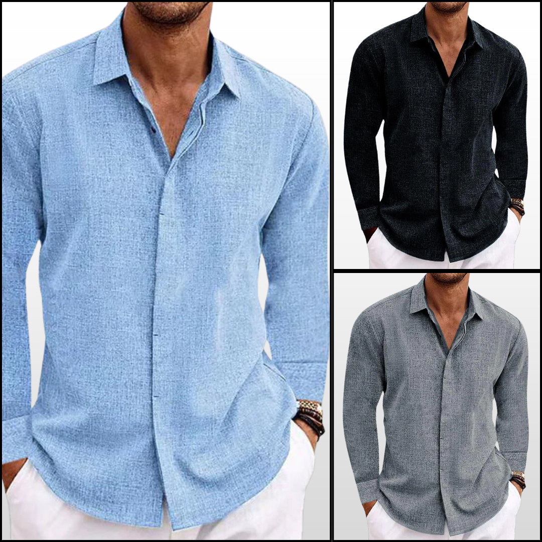 Ethan – Premium Linen Shirt