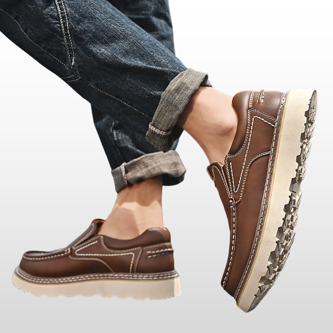 Grant – Orthopedic Leather Loafers