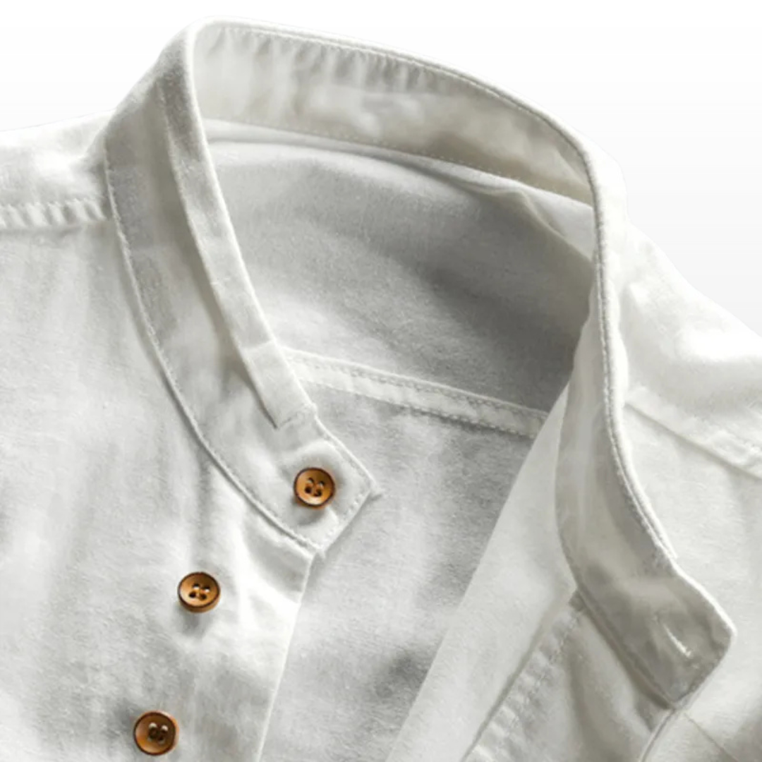 Gavin – Stand Collar Slim Shirt
