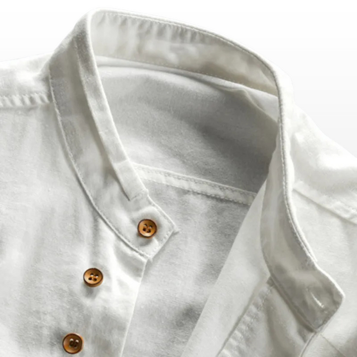 Gavin – Stand Collar Slim Shirt