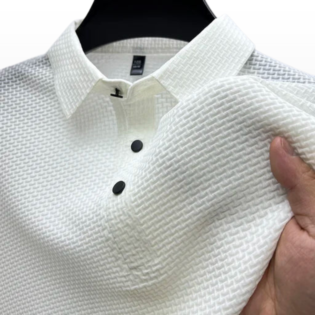 Liam – Textured Knit Polo