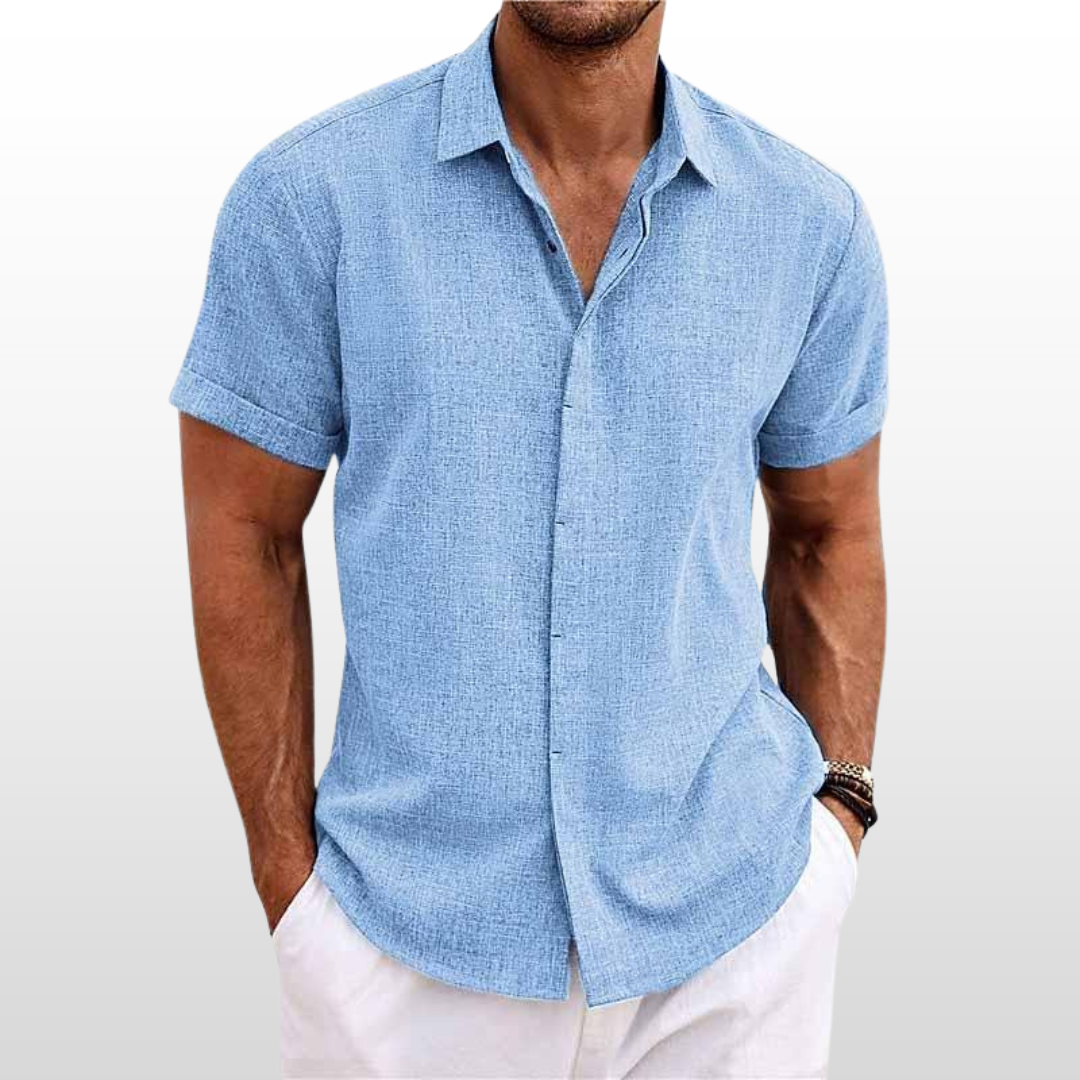 James – Casual Linen Button Shirt
