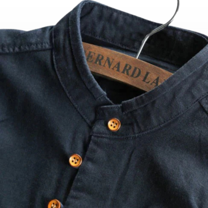 Gavin – Stand Collar Slim Shirt