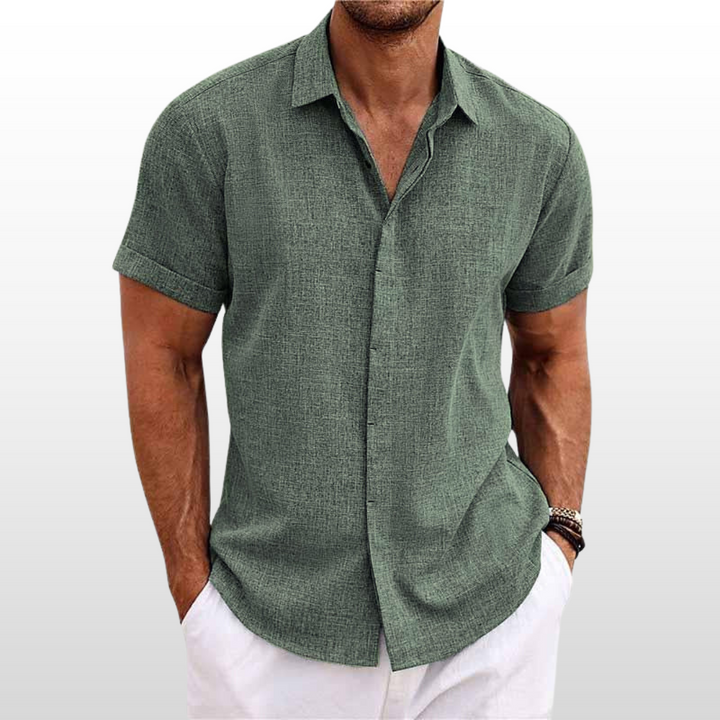 James – Casual Linen Button Shirt