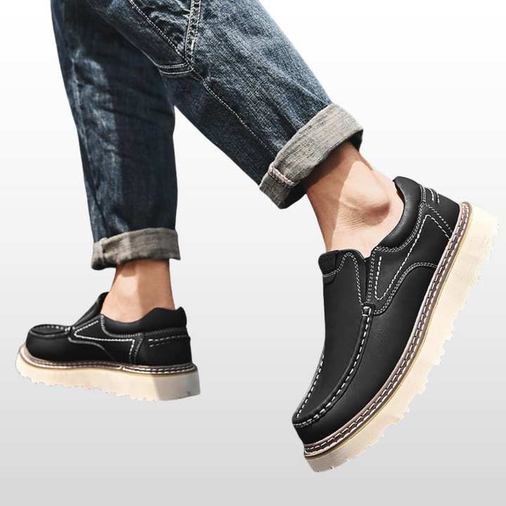 Grant – Orthopedic Leather Loafers