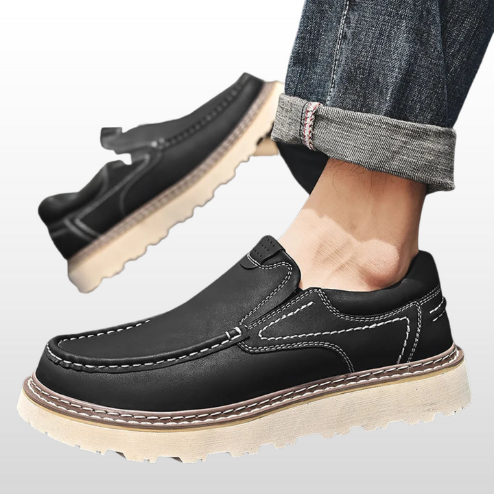 Grant – Orthopedic Leather Loafers