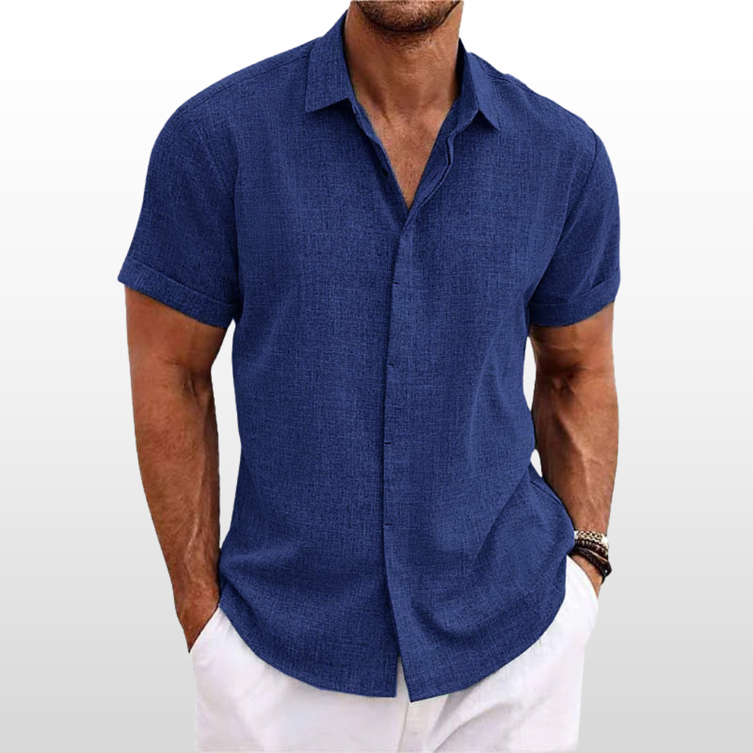 James – Casual Linen Button Shirt