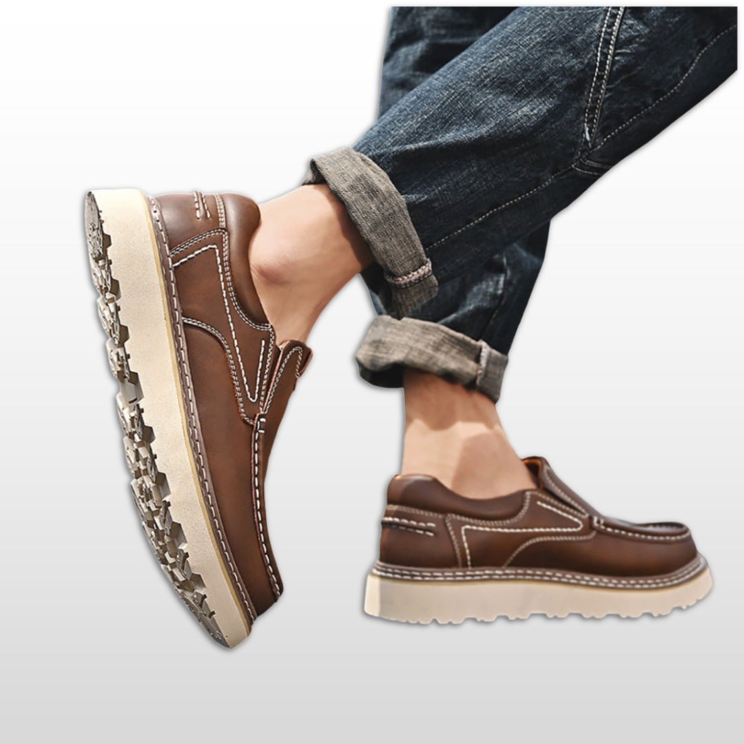 Grant – Orthopedic Leather Loafers