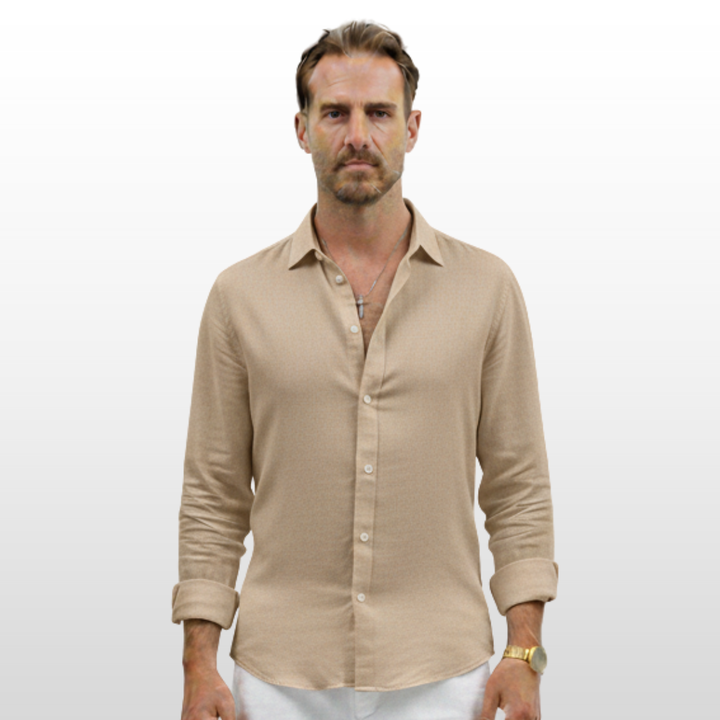 Ryan – Linen Blend Long Shirt