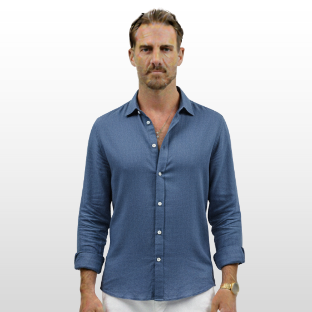Ryan – Linen Blend Long Shirt