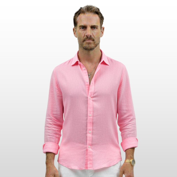 Ryan – Linen Blend Long Shirt