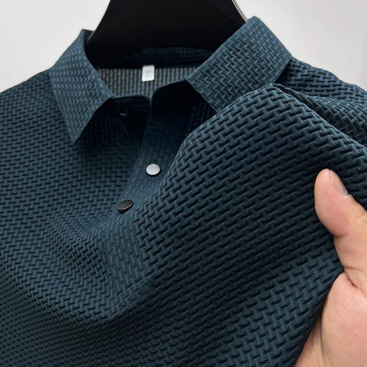 Liam – Textured Knit Polo