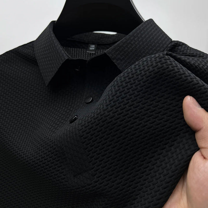 Liam – Textured Knit Polo