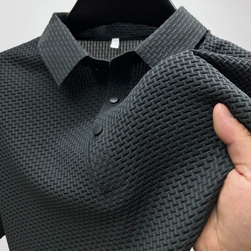 Liam – Textured Knit Polo