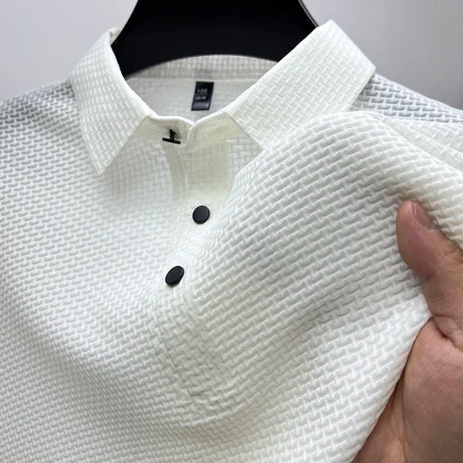 Liam – Textured Knit Polo
