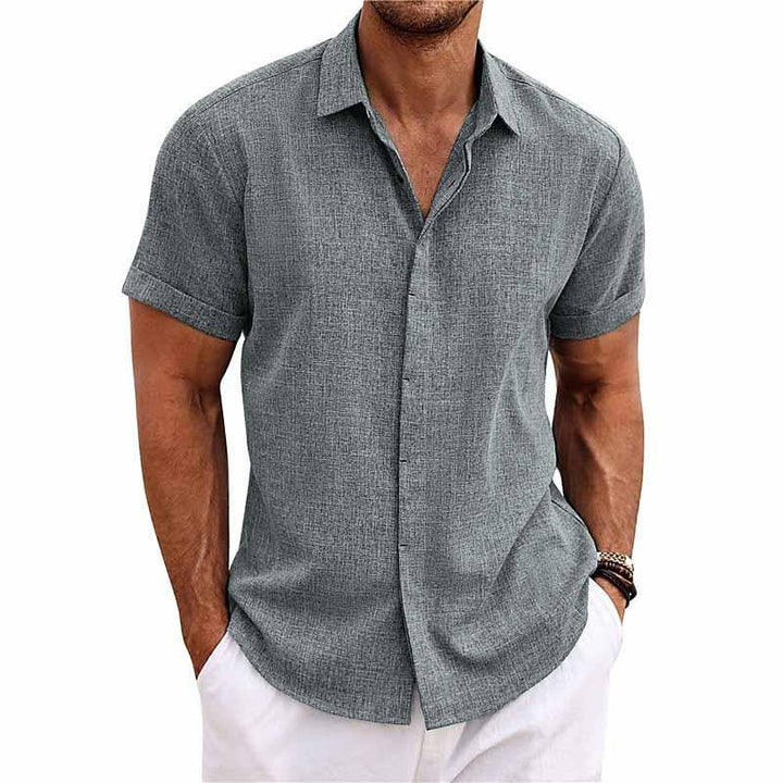 James – Casual Linen Button Shirt