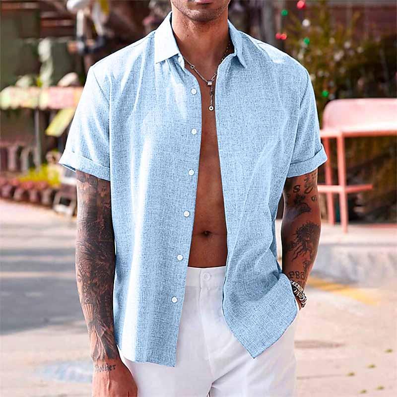 James – Casual Linen Button Shirt