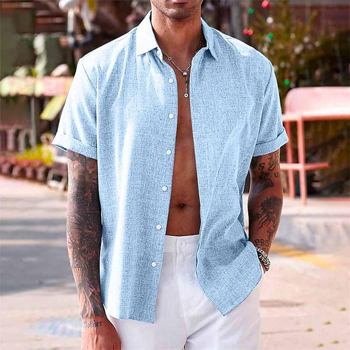 James – Casual Linen Button Shirt