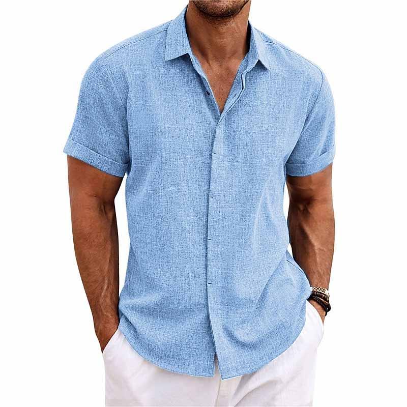 James – Casual Linen Button Shirt