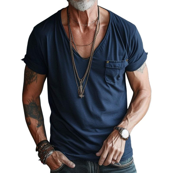 Logan – V-Neck Pocket Tee